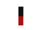 De vierkante Buis van de het Aluminiummagneet van Lippenpommadebuizen Geribbelde met Zwarte en Rode Kleur